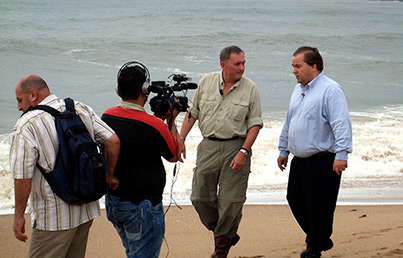 Brent Sadler reporting on the start of Eko Atlantic, 2009