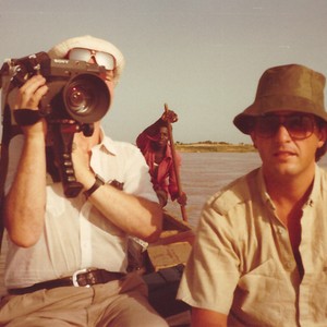 Crossing into Chad with ITN cameraman Peter West in 1983 during the Chad conflict with Libya