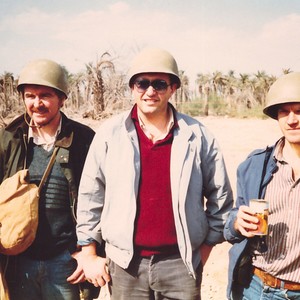 Front lines during the Iran Iraq War, 1984