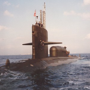 USS Archerfish on patrol in the Mediterranean, 1996