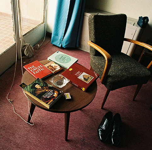 Inside Terry Waite's room at the Riviera Hotel in Beirut hours after he had been kidnapped on January 20, 1987