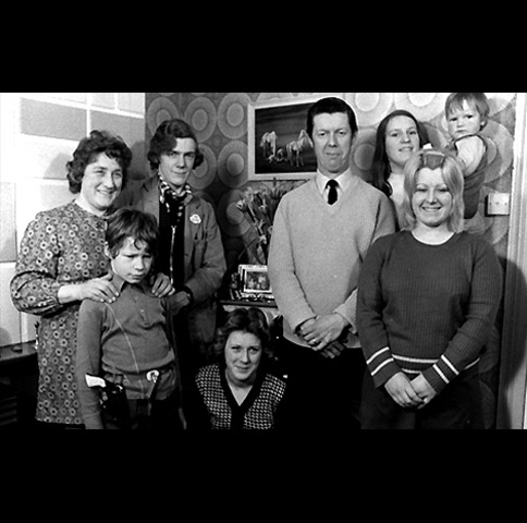 The Wilkins family of Reading, Berkshire. An early reality show produced by the BBC during the 1970s