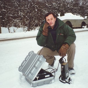Reporting by satellite telephone from Chechnya, 1999