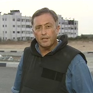 Gaza, 2004. Another risky day for the CNN teams in Gaza as Israeli gunships target a suspected Palestinian arms factory and Palestinian gunmen hit back at an Israeli army outpost