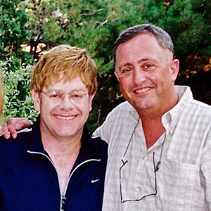 Having published one of the first stories in the career of superstar musician Sir Elton John, Sadler meets him in Lebanon